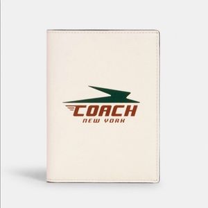 COACH Passport Case With Vintage Coach Motif